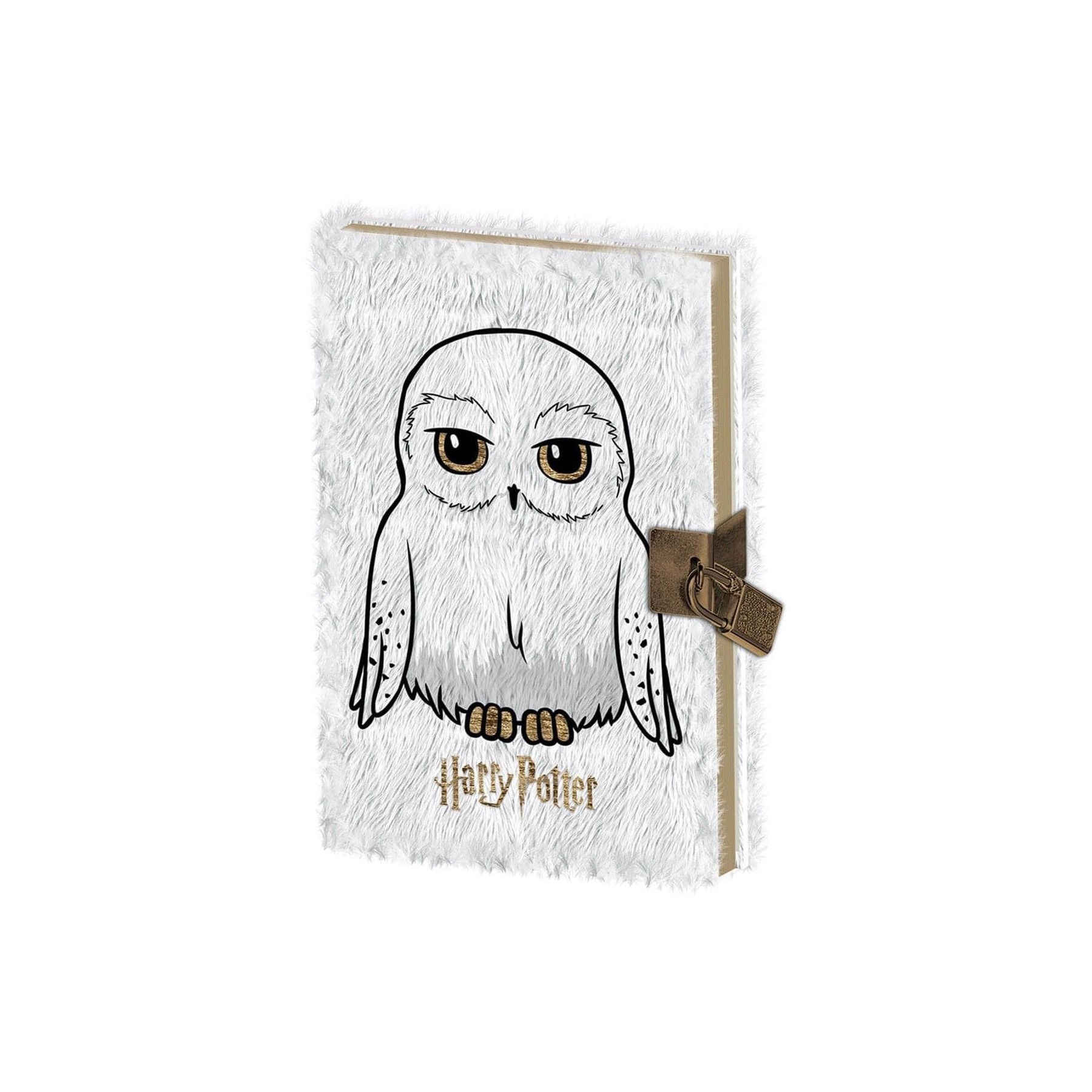 Harry Potter - Plush Diary w. Lock - Hedwig (52235SR74004)