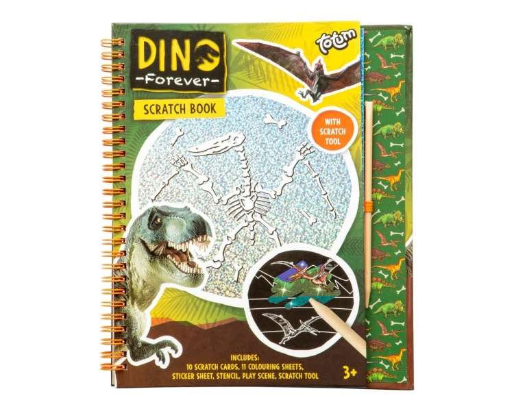 Totum - Dino Scratch Book (68169)