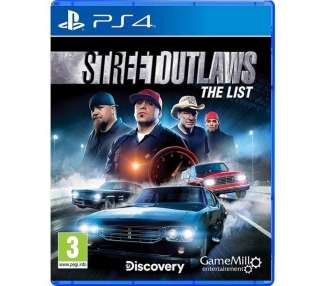 Street Outlaws: The List Juego para Consola Sony PlayStation 4 , PS4, PAL ESPAÑA