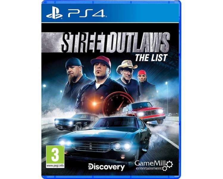 Street Outlaws: The List Juego para Consola Sony PlayStation 4 , PS4, PAL ESPAÑA