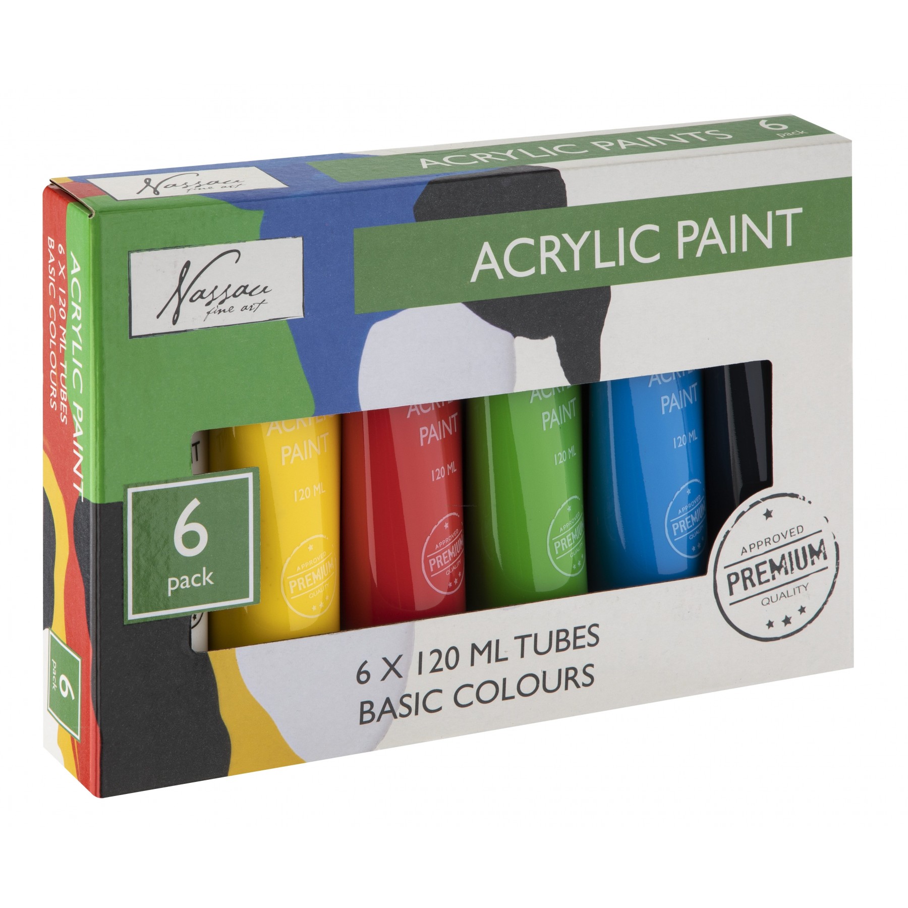 Nassau - Paint Acrylic Basic 6x120ml - (K-AR0747/GE)