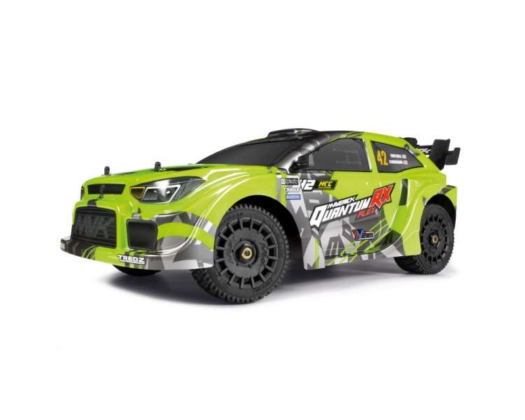 Maverick - QuantumRX Flux 4S 1/8 4WD Rally Car - Fluoro Green (MV150361)