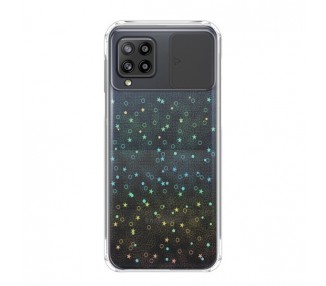 Funda para Samsung A42 5G Silicona de Purpurina con cámara Cubierta Deslizante