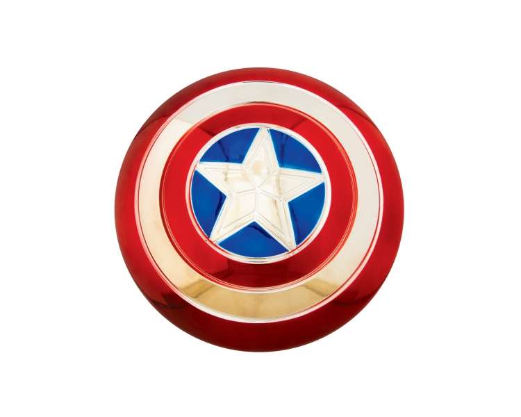 Rubies - Captain America Electroplated Metallic 12 Shield (34947)