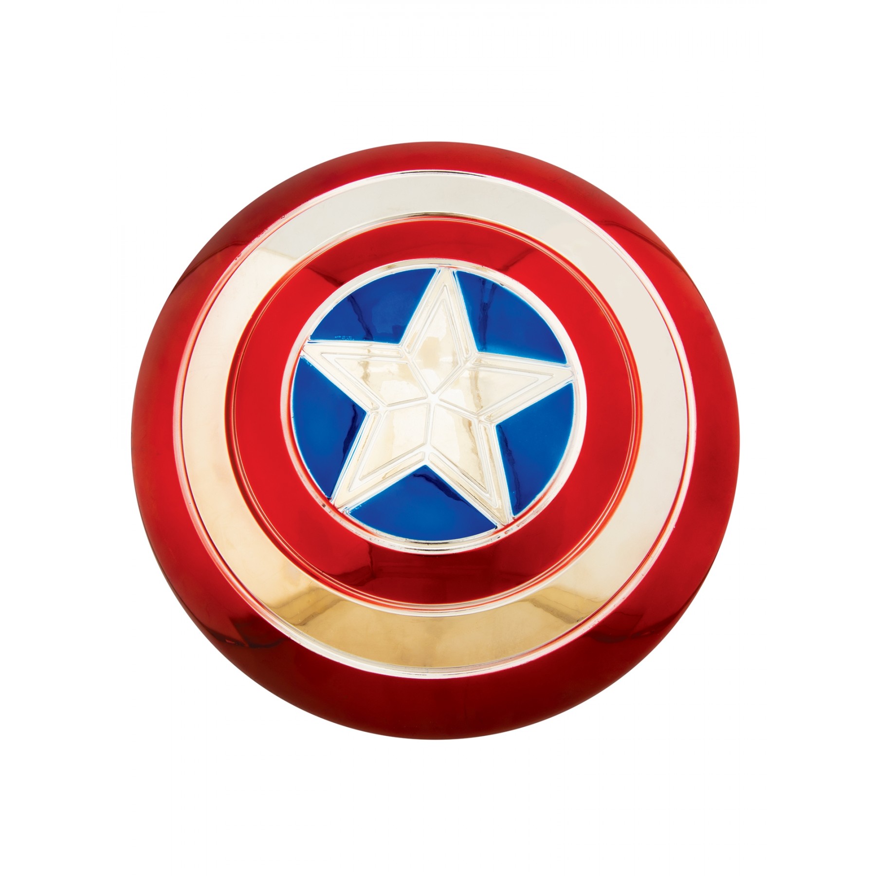 Rubies - Captain America Electroplated Metallic 12 Shield (34947)