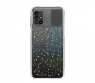 Funda para Samsung A51 5G Silicona de Purpurina con cámara Cubierta Deslizante
