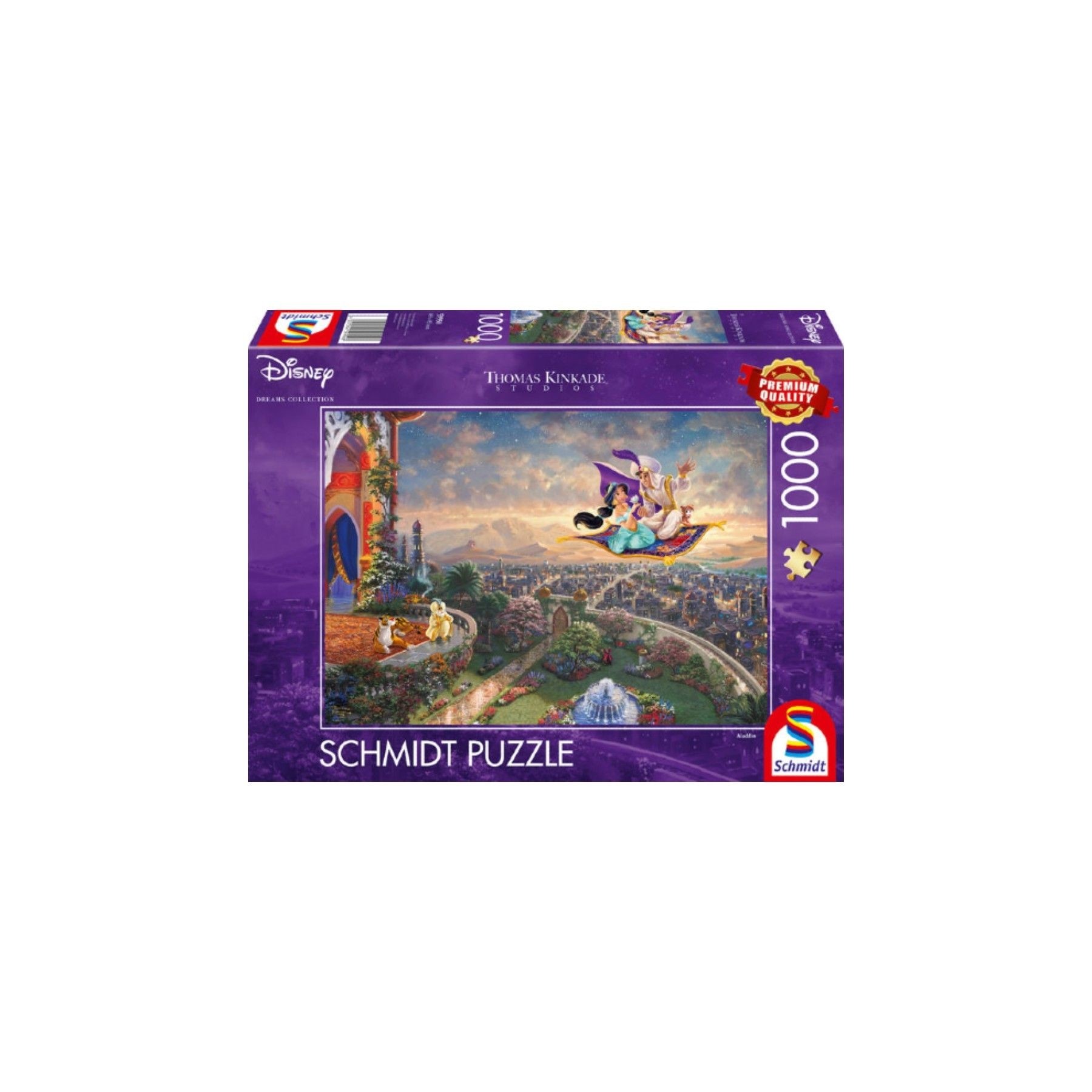 Rompecabezas Schmidt - Thomas Kinkade: Disney - Aladdín (1000 Piezas) (SCH9508)