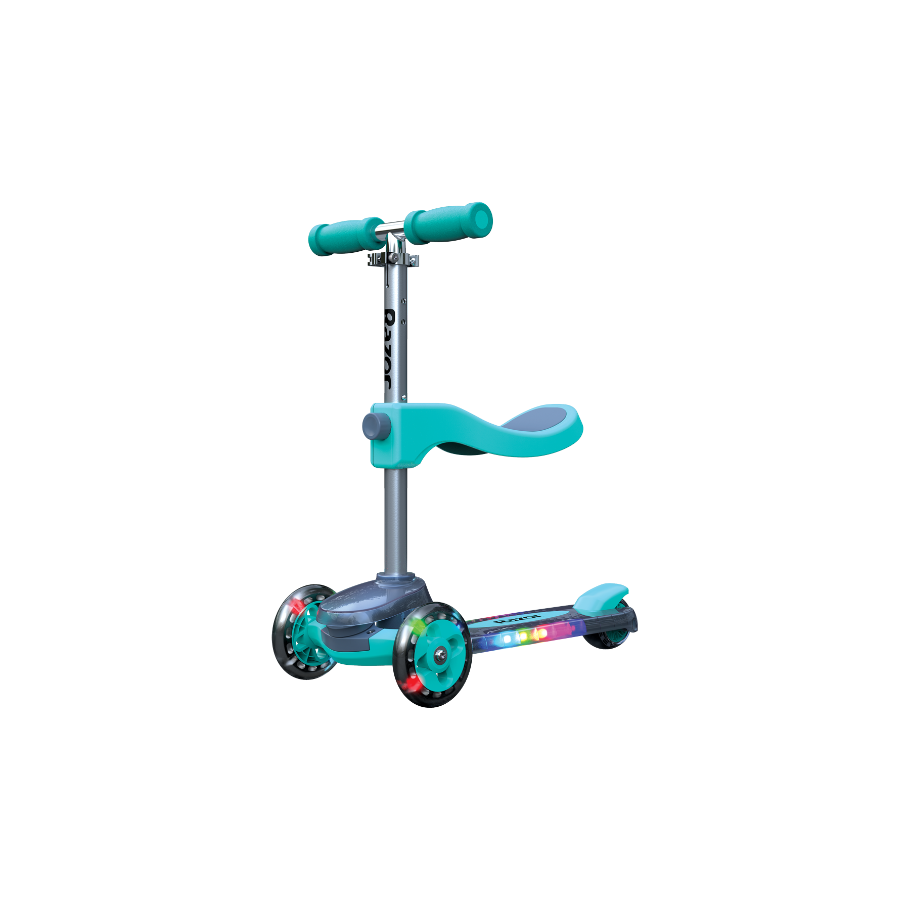 Razor - Rollie DLX 2-in-1 Convertible, light up deck - Teal - (20073645)