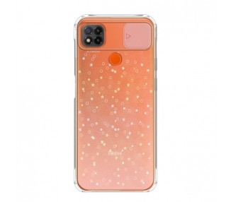Funda para Xiaomi Redmi 9C Silicona de Purpurina con cámara Cubierta Deslizante