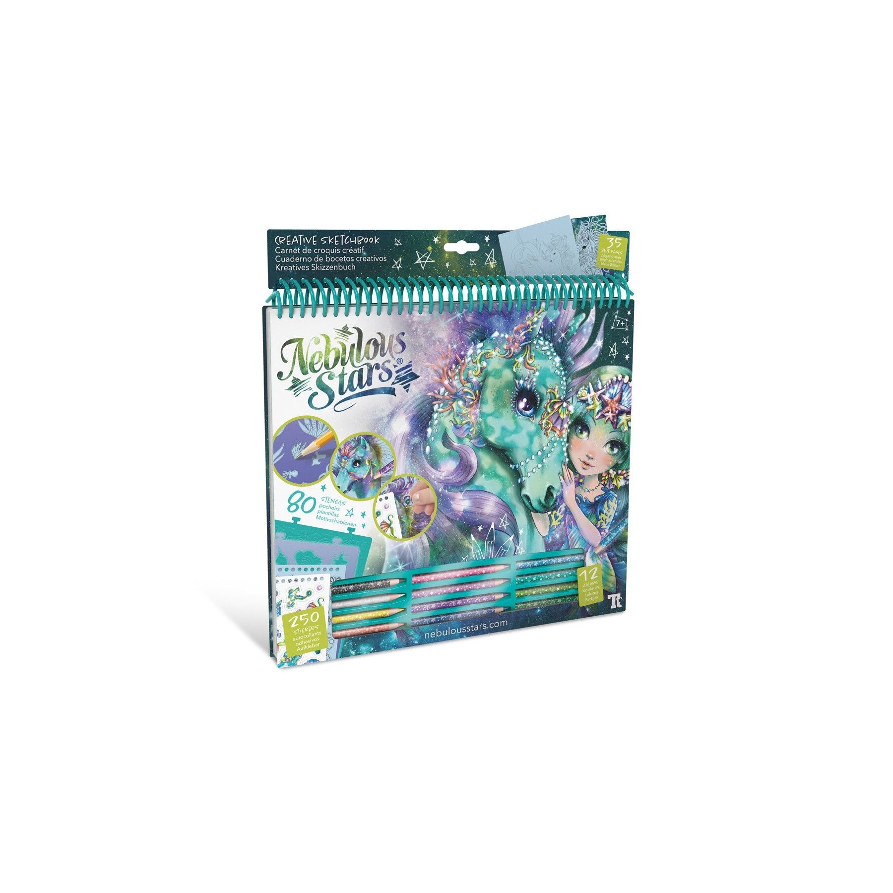 Nebulous Star, Gran Libro De Bocetos Creativos, Turquesa