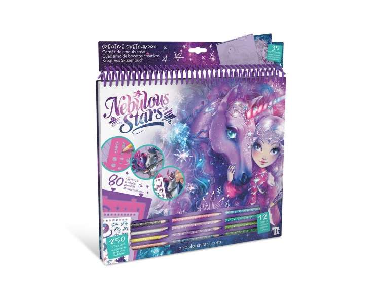 Nebulous Star - Large Creative Sketchbook - Purple