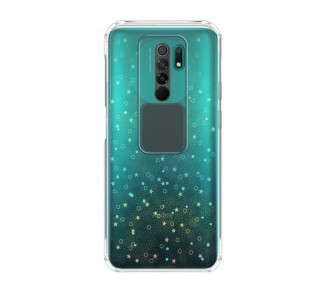 Funda para Xiaomi Redmi 9 Silicona de Purpurina con cámara Cubierta Deslizante