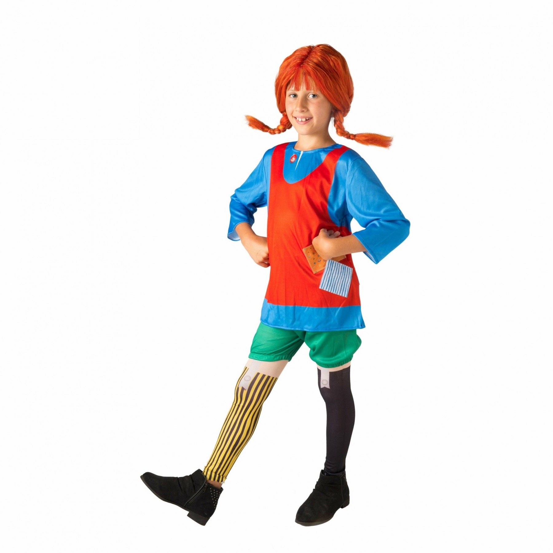 Ciao - Costume w/ Wig - Pippi Longstocking (100 cm)