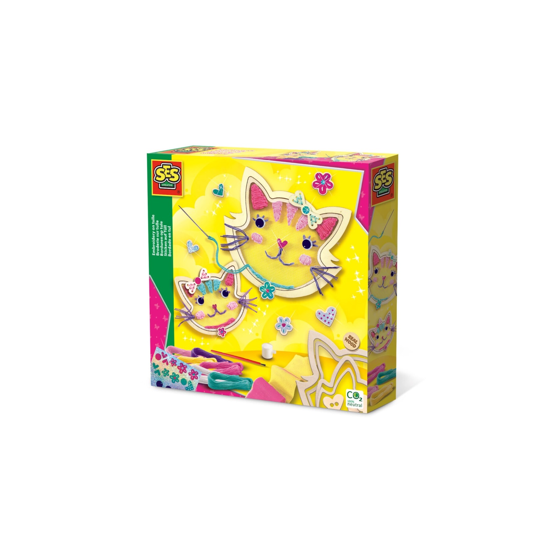 Ses Creative, Bordado En Tul, (S14135)