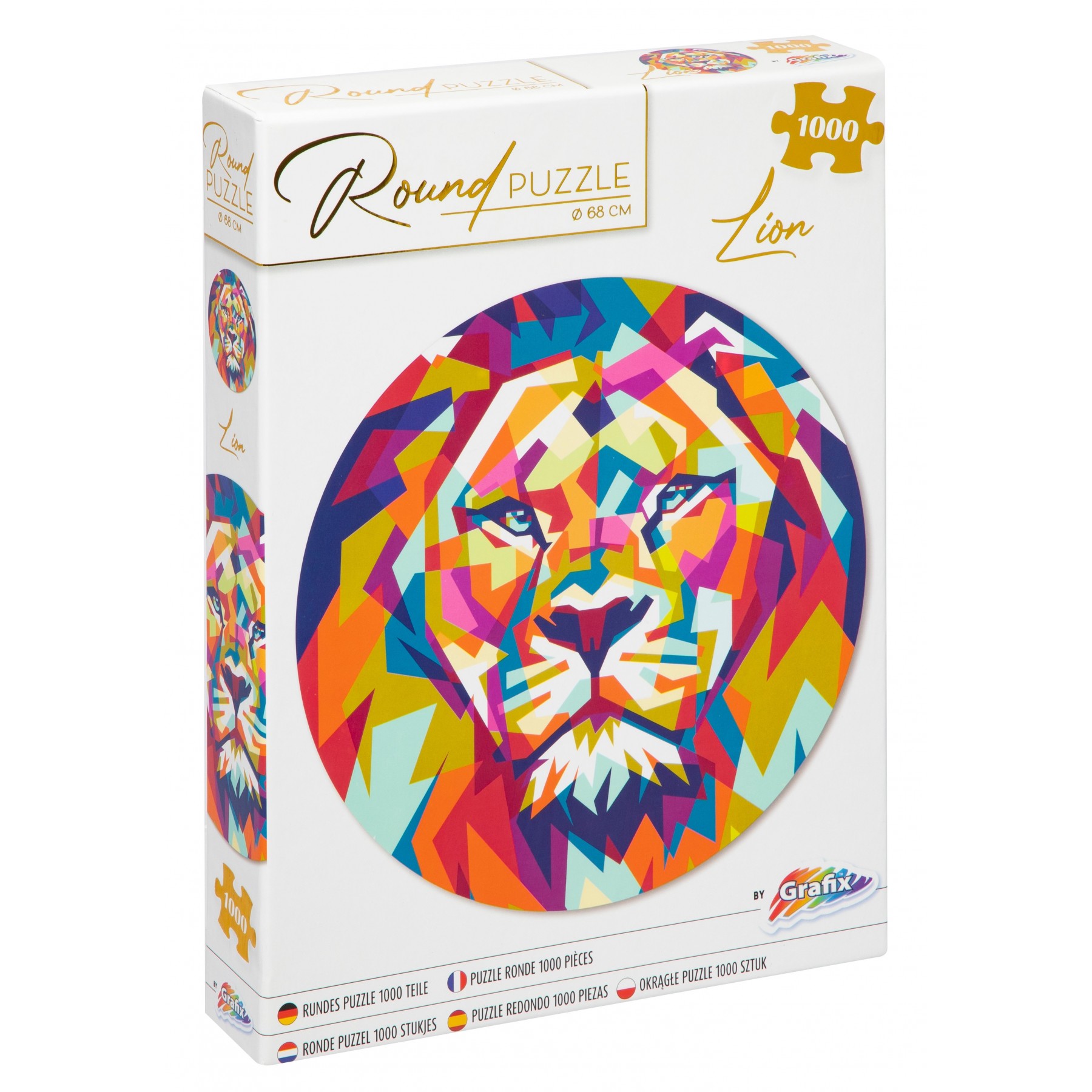 Rompecabezas Grafix - León Redondo 1000 Piezas - (K-400053)