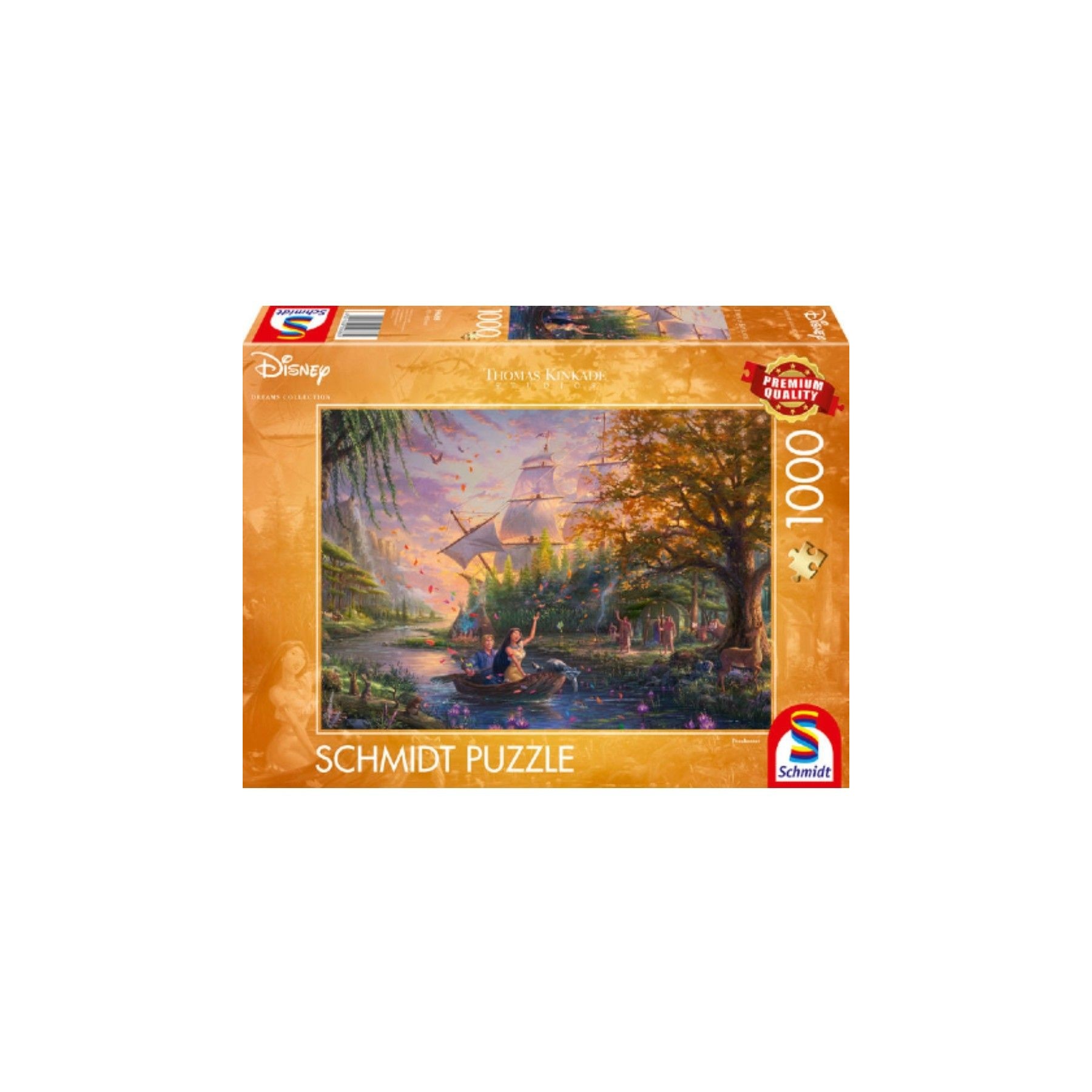 Rompecabezas Schmidt - Thomas Kinkade: Disney - Pocahontas (1000 Piezas) (SCH6880)_x000D_