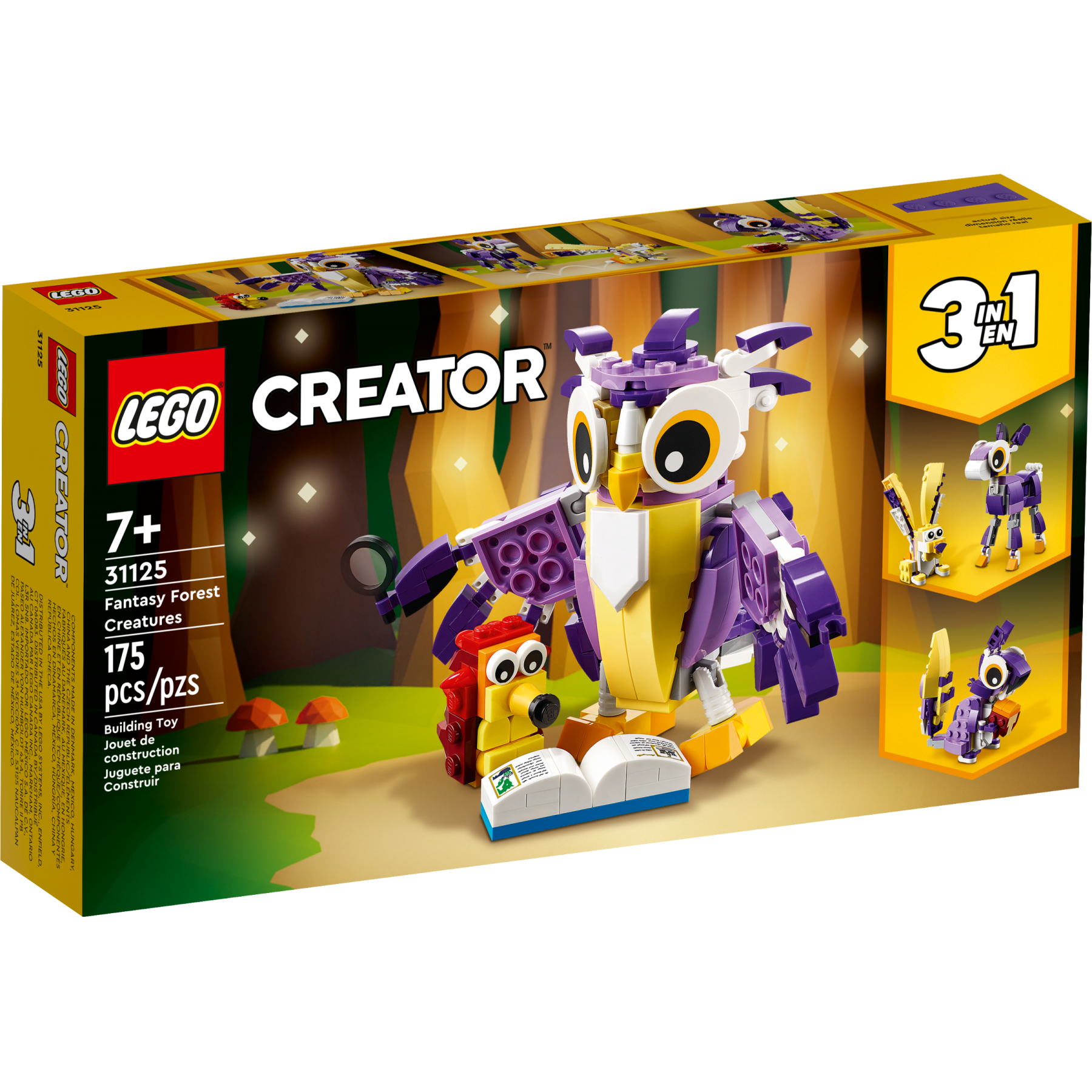 LEGO Creator, Criaturas del Bosque Fantástico (31125)