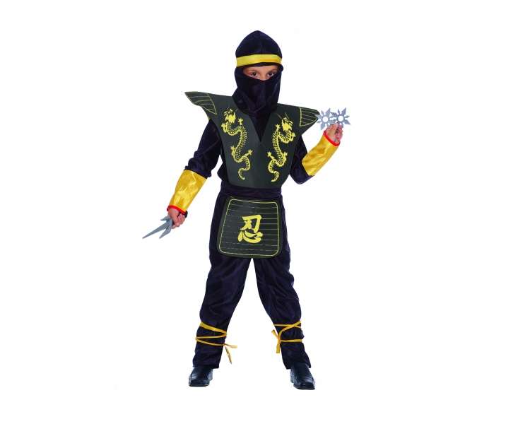 Ciao - Costume - Black Ninja Deluxe Set (111 cm)