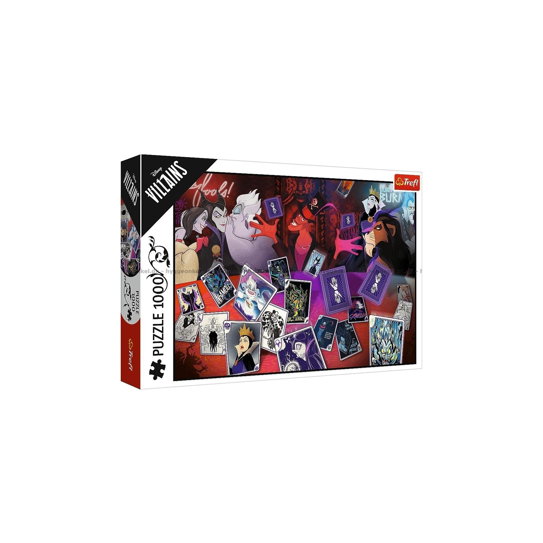 Rompecabezas Trefl - VILLANOS - Solo Cartas Buenas (1000 Piezas) (TFL10719)