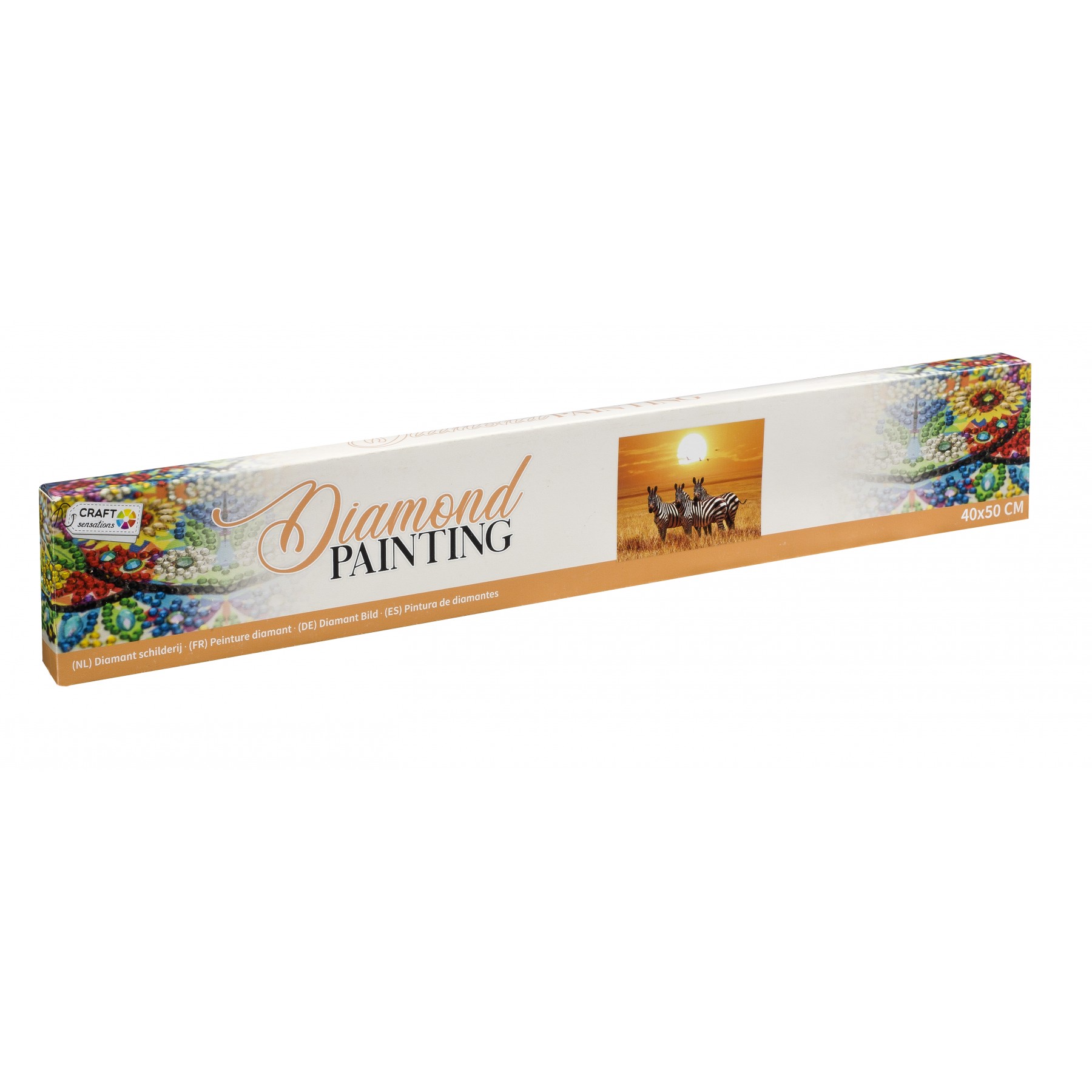 Craft Sensations - Diamond Painting - Zebra - (K-CR1048/GE)