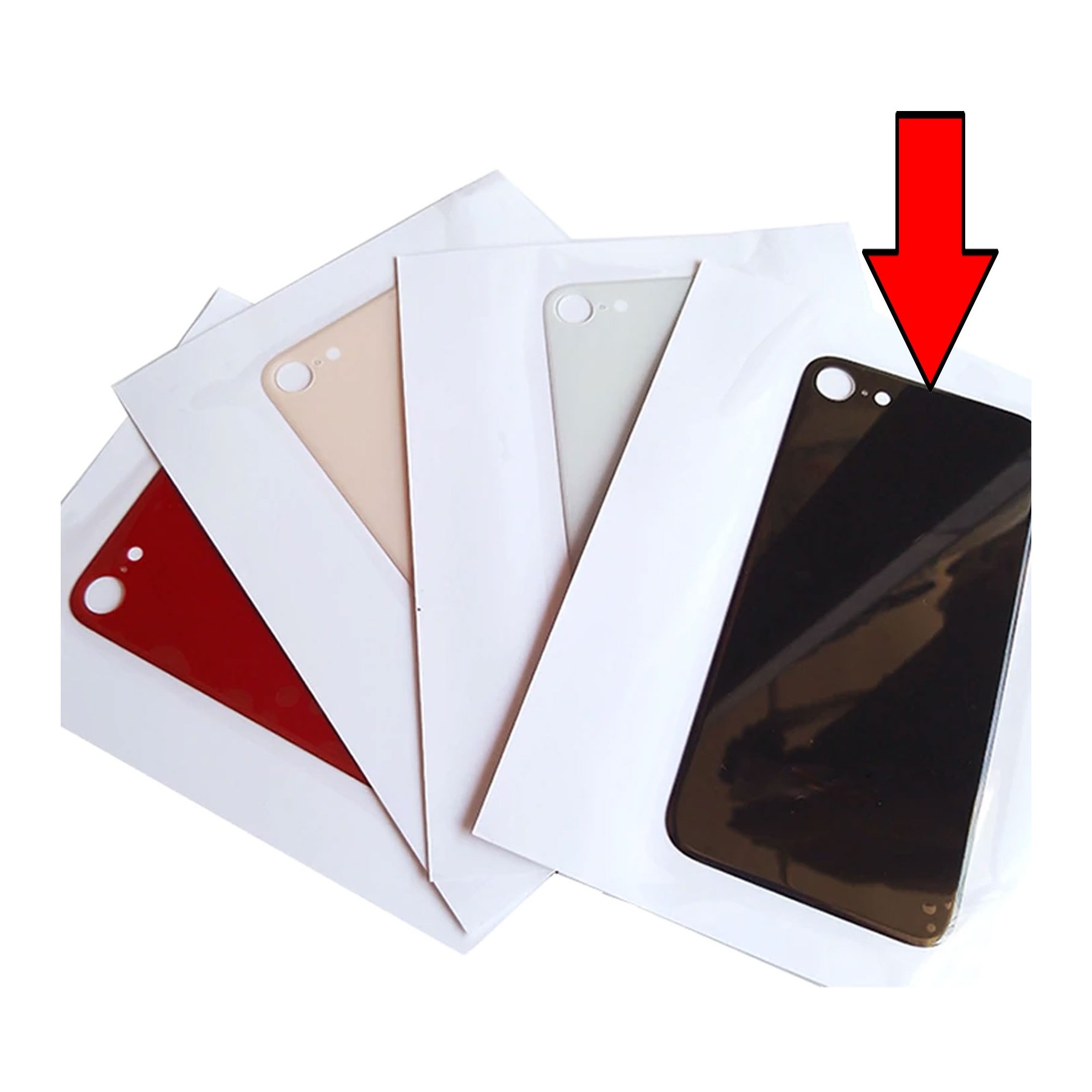 Back Cover for iPhone 8 | Color Black