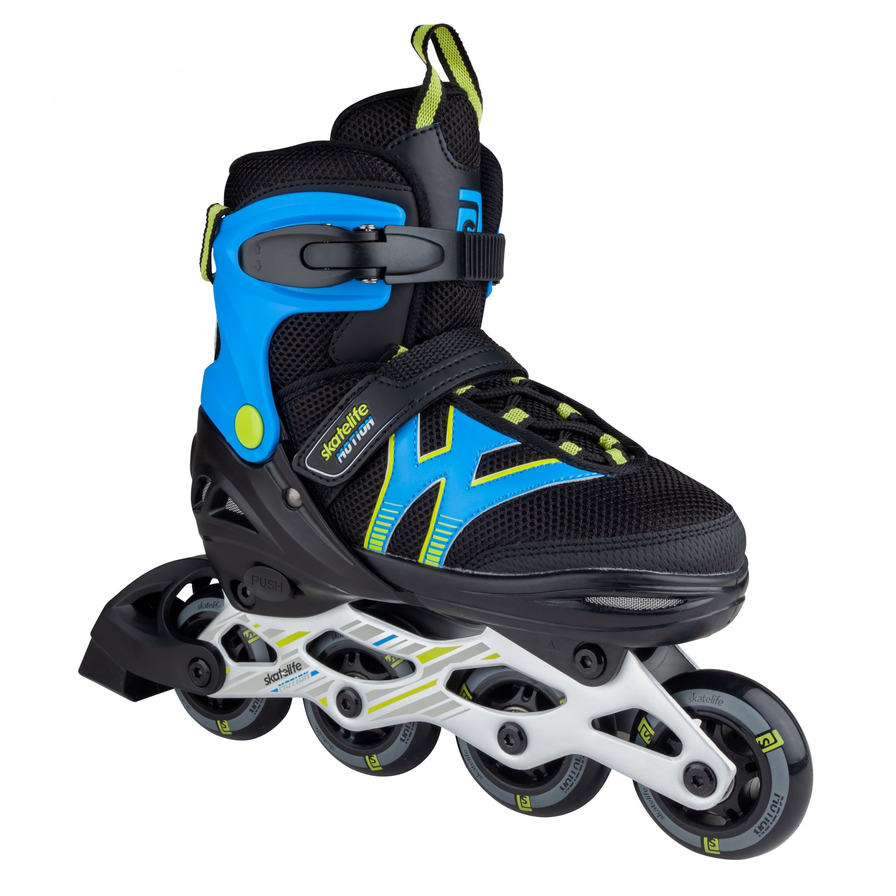 Skatelife - Inline Skates Adjustable - Black/Blue (Size 26-29) (SKL-SKA-0066)