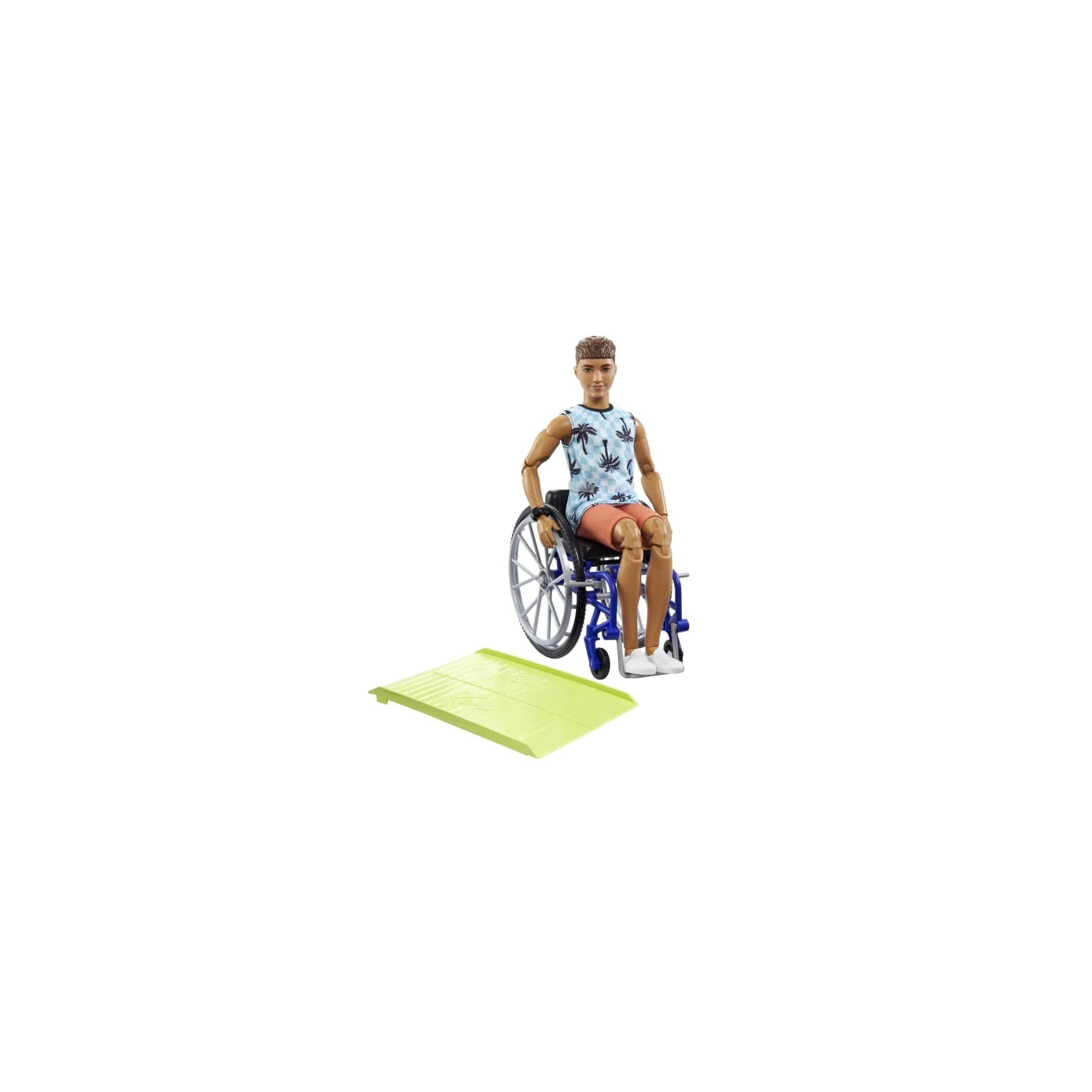 Barbie - Ken Doll With Wheelchair & Ramp (HJT59)