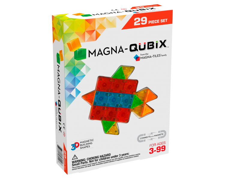 Magna-Tiles, Magna Qubix 29 piezas, (90230)