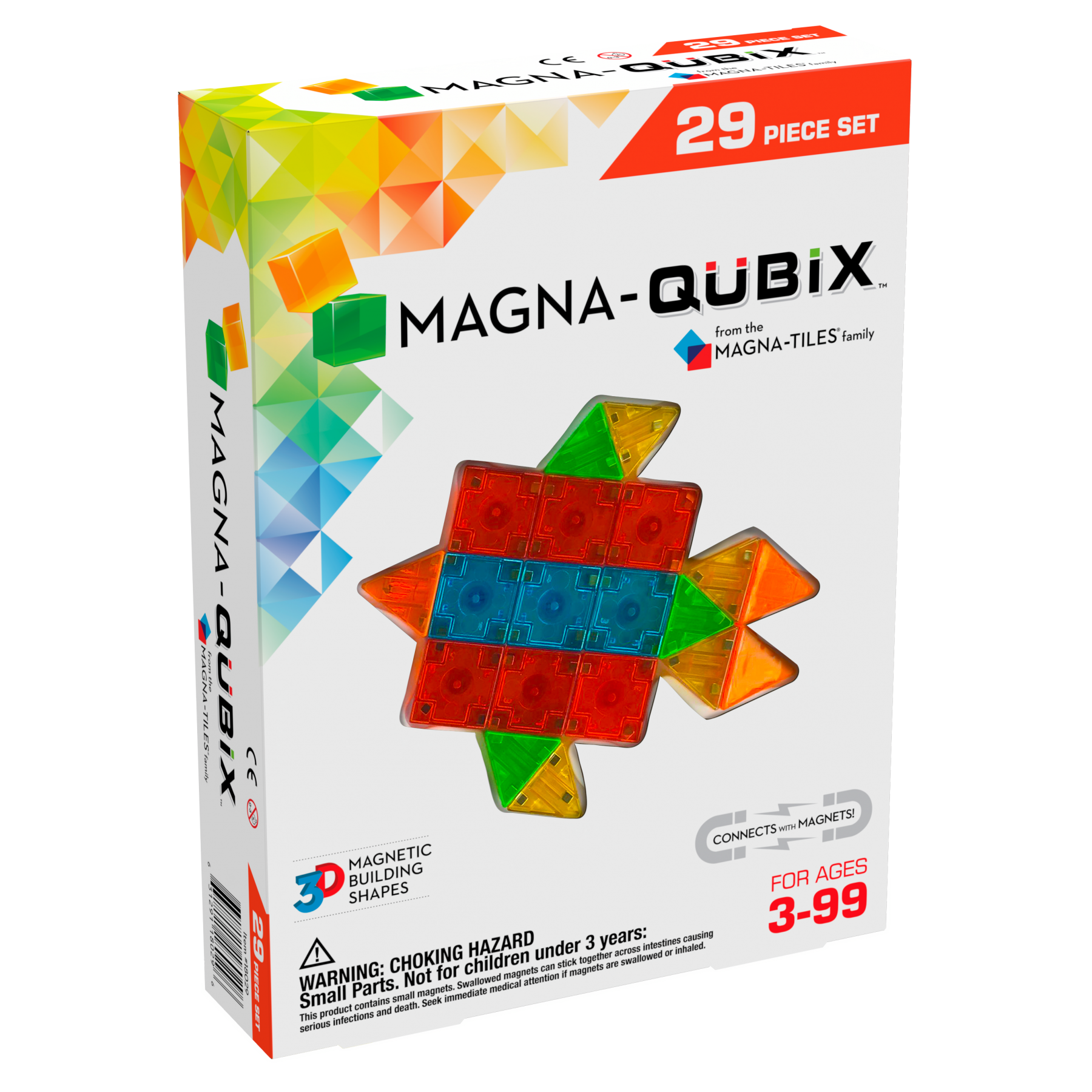 Magna-Tiles, Magna Qubix 29 piezas, (90230)