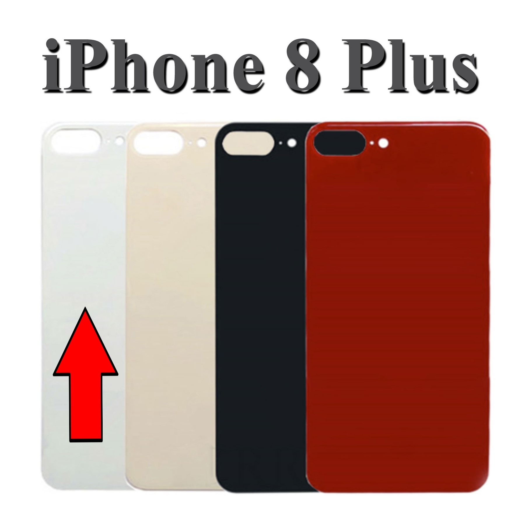 Back Cover for iPhone 8 Plus | Color White