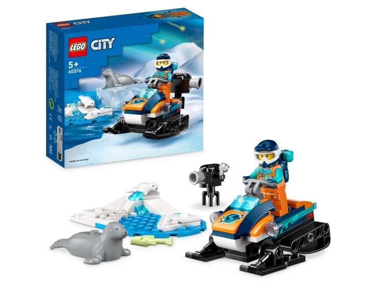 LEGO City, Explorador Ártico en Moto de Nieve (60376)