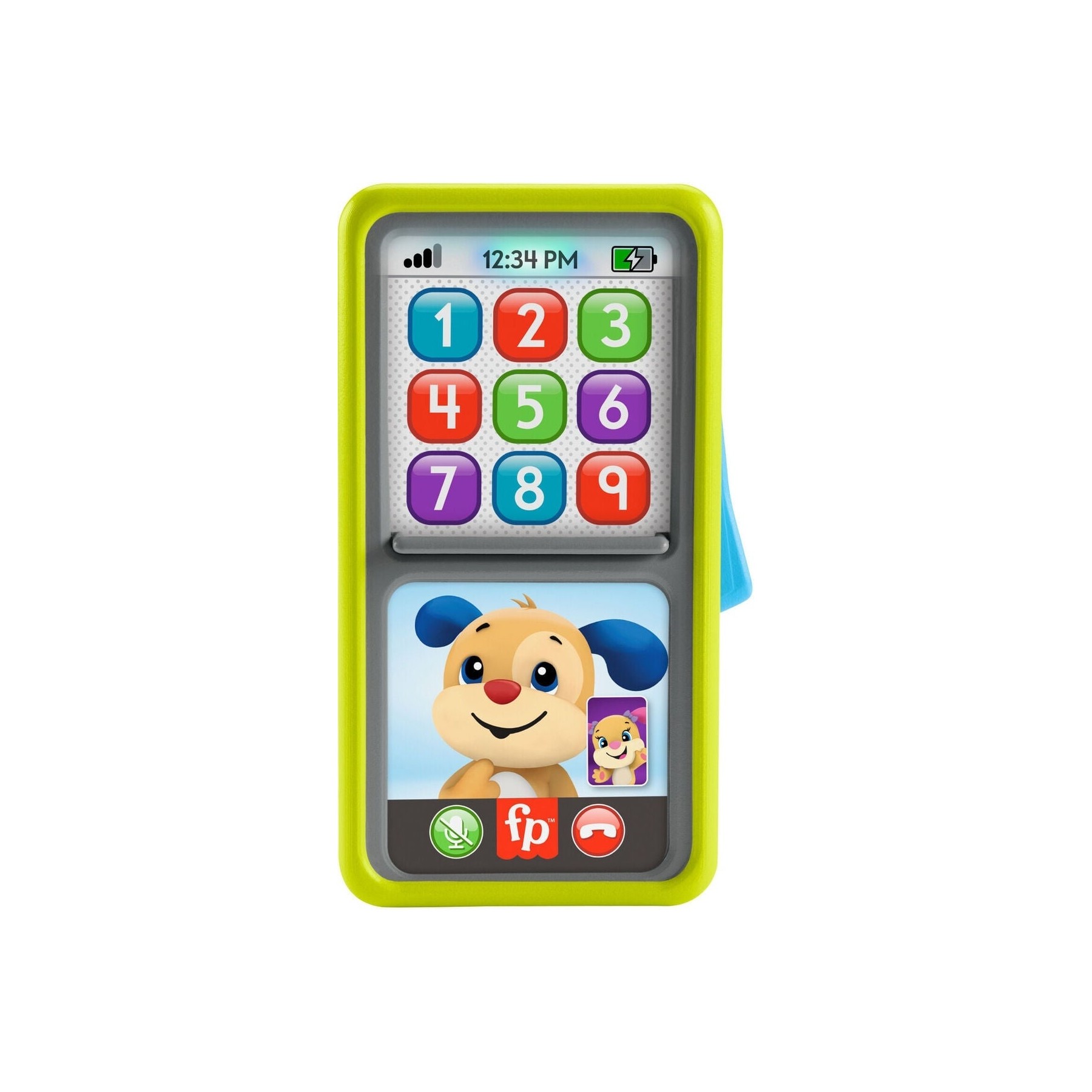 Fisher-Price - Ríe y Aprende - Smartphone 2 en 1 para Deslizar y Aprender (HNL41)