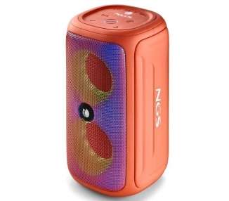 Altavoz con bluetooth ngs roller beast/ 32w/ 2.0/ coral