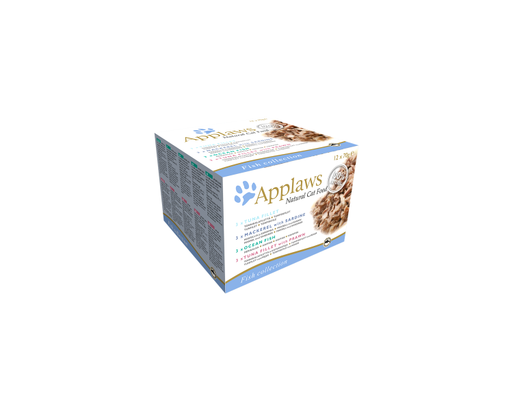 Applaws - Wet Cat Food Multipack 12x70gr - Fish collection (171-018)