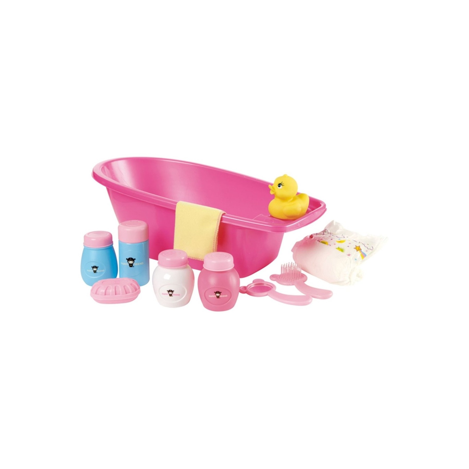 Happy Friend - Doll Bathtub with Accessories (504310)