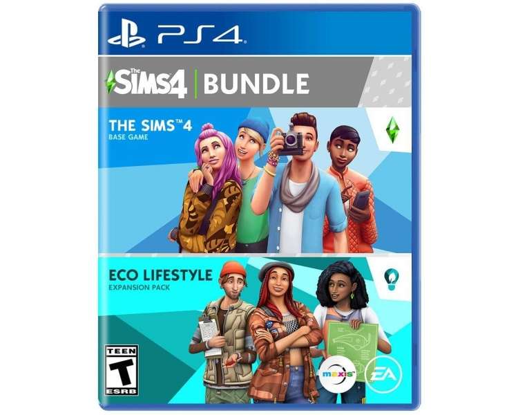 The Sims 4 + Eco Lifestyle Bundle, Juego para Consola Sony PlayStation 4 , PS4