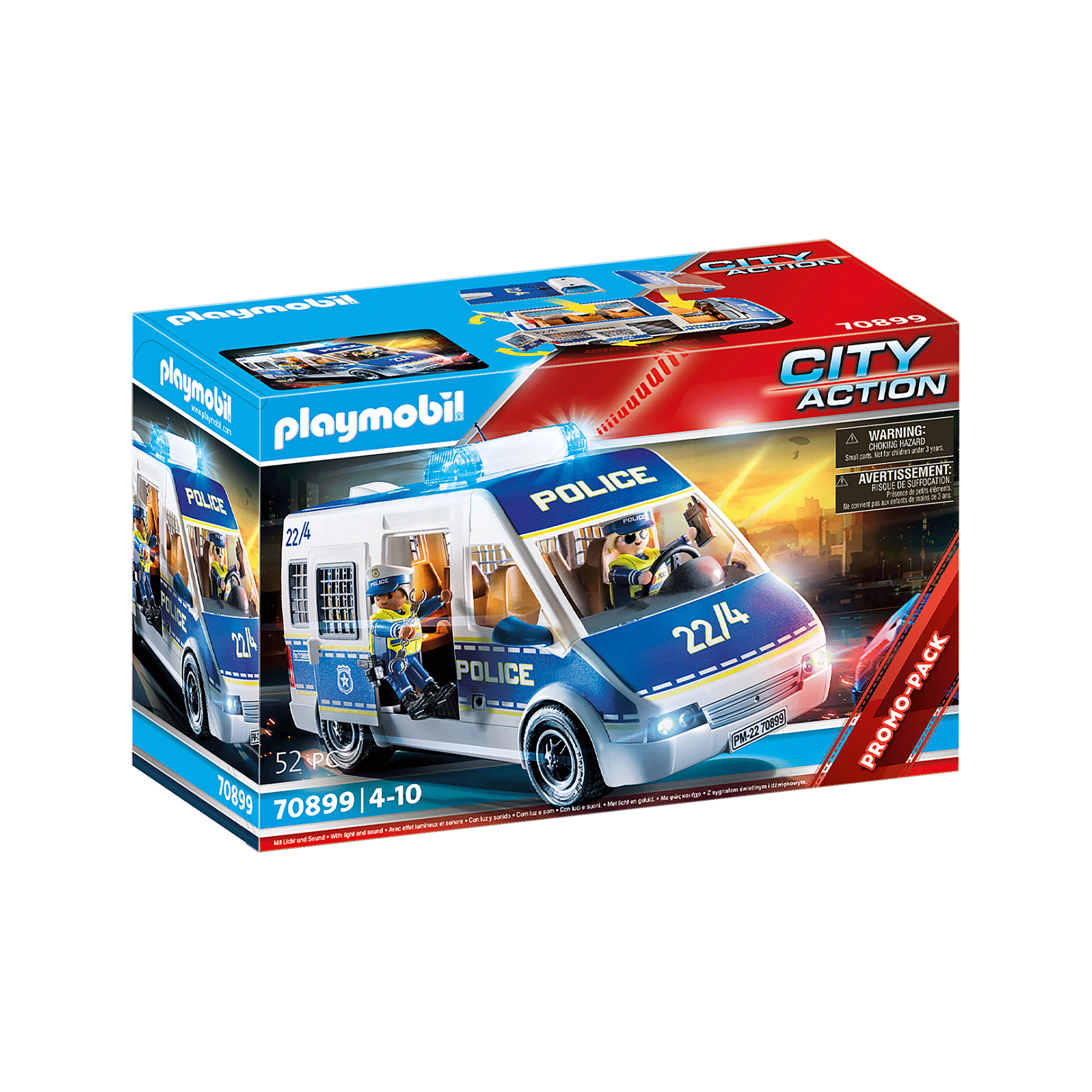 Playmobil - Police Van with Lights and Sound (70899)