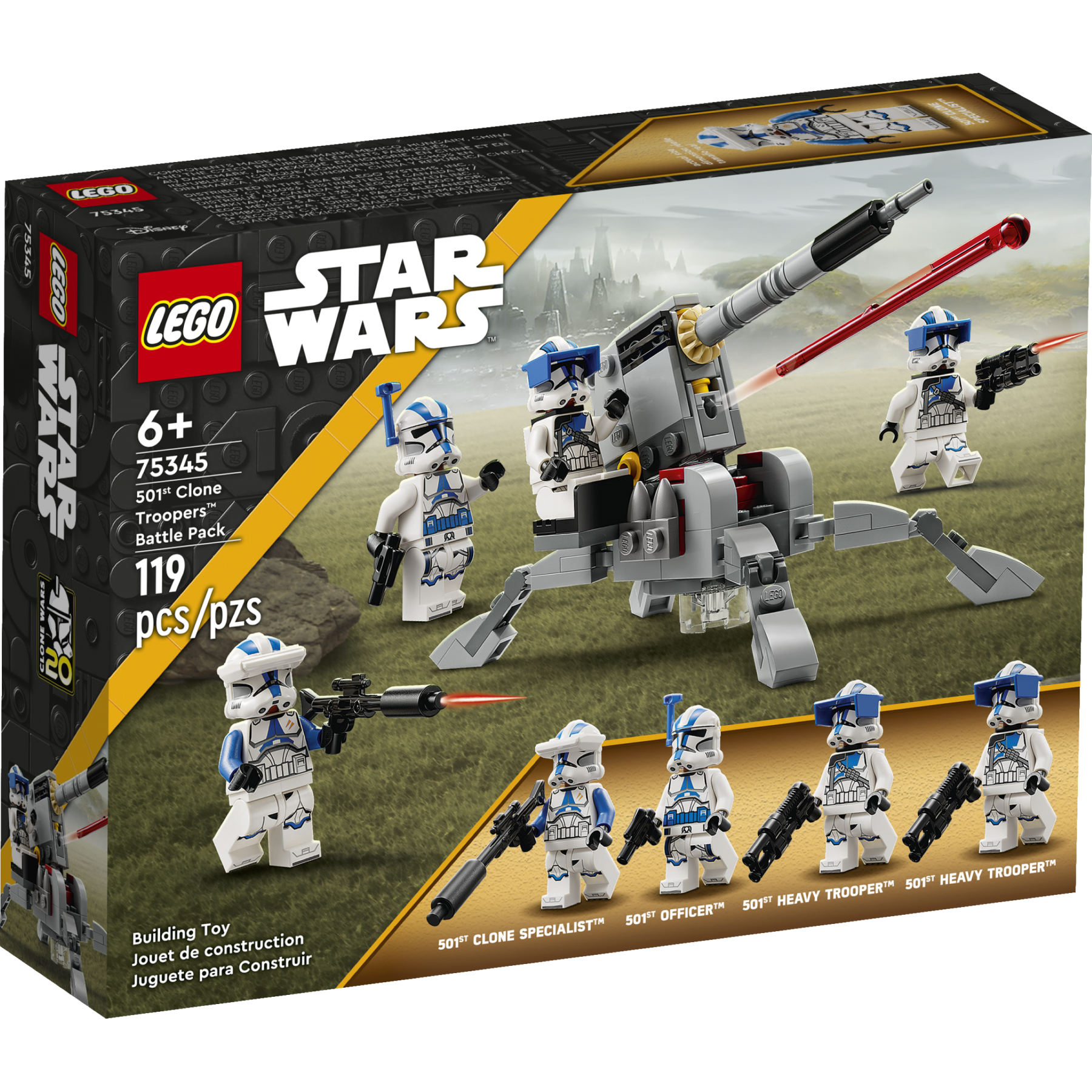 LEGO Star Wars, Batalla del pack de soldados clones 501st™ 75345