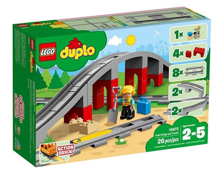 LEGO Duplo, Puente y Vías de Tren, (10872)