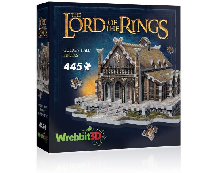 Rompecabezas Wrebbit 3D - Señor de los Anillos - Salón Dorado de Edoras (40970042)