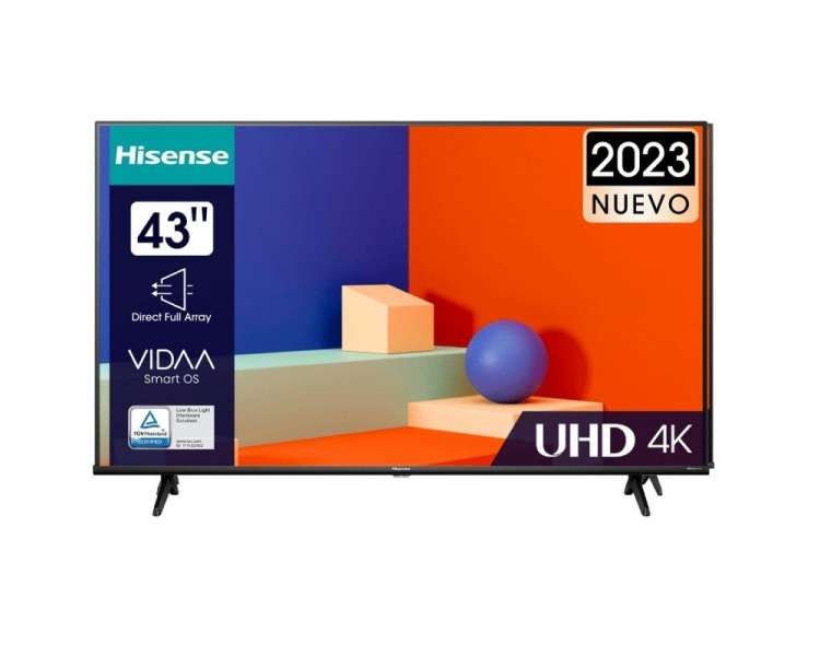 Televisor hisense dled 43a6k 43'/ ultra hd 4k/ smart tv/ wifi