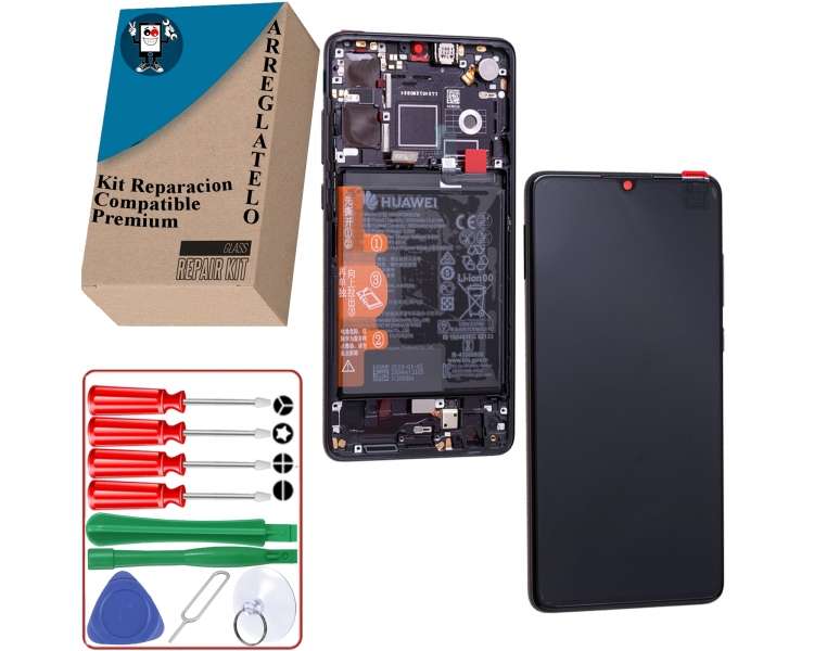 Kit Reparacion Pantalla Original para Huawei P30, (ELE-L29, ELE-L09) Con Marco