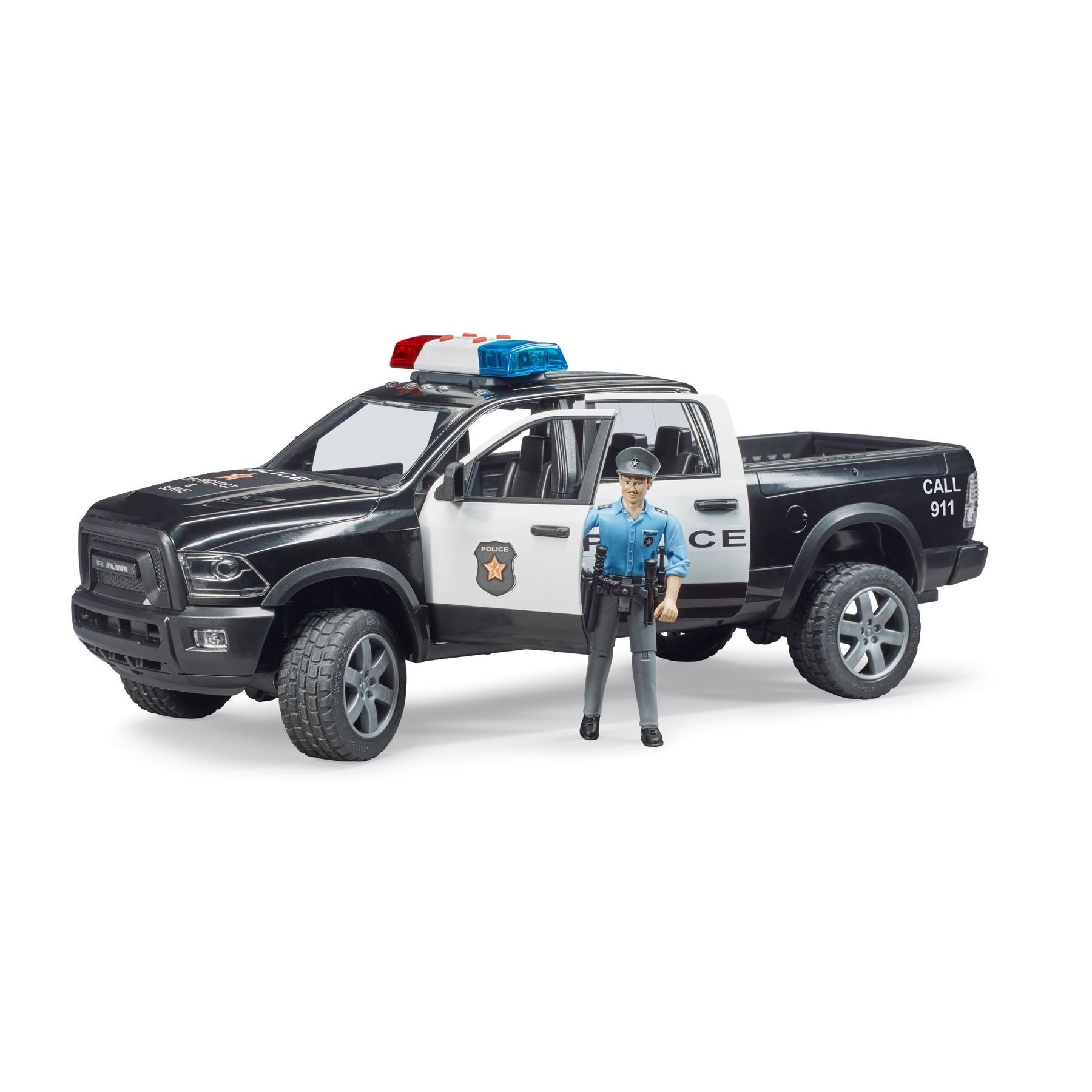 Bruder - Police Ram with Policeman and Light & Sound Module (BR2505)