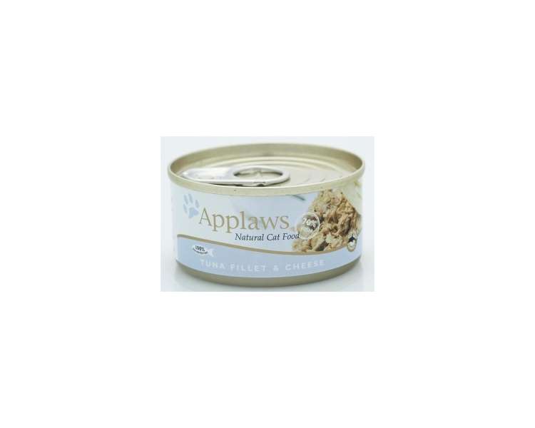 Applaws - 24 x Wet Cat Food 70 g - Tuna & Cheese