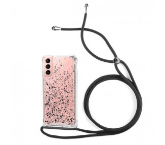 Funda Gel transparente con Cordón Samsung Galaxy S21  4-Colores