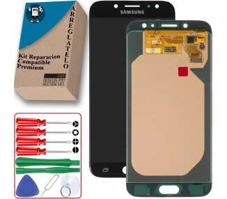 Kit Reparación Pantalla para Samsung Galaxy J7 2017 J730F, TFT, Negra