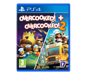 Overcooked + Overcooked 2 Double Pack Juego para Consola Sony PlayStation 4 , PS4