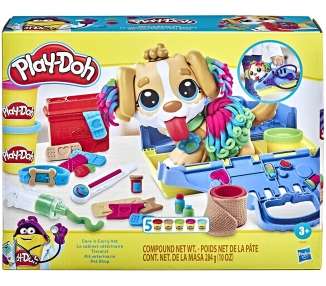Play-Doh - Care 'n Carry Vet Playset (F3639)