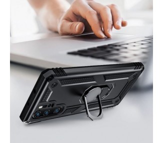 Funda Aluminio Antigolpe Samsung Galaxy A72-5G con Imán y Soporte de Anilla 360º