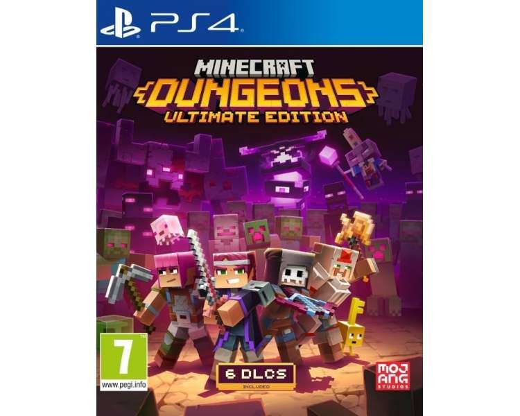 Minecraft Dungeons: Ultimate Edition Juego para Consola Sony PlayStation 4 , PS4